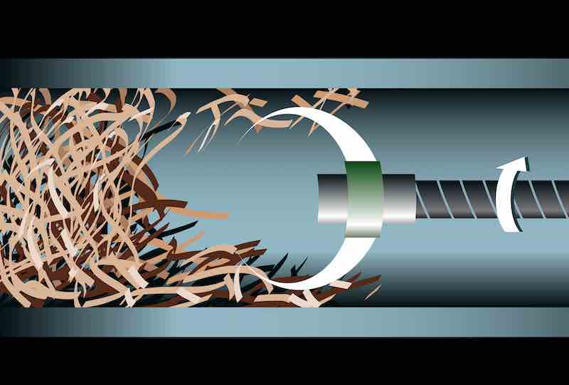 Elektromechanische Rohrreinigung